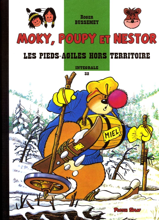 Couverture de l'album Moky, Poupy et Nestor Tome 32 Les pieds-agiles hors territoire