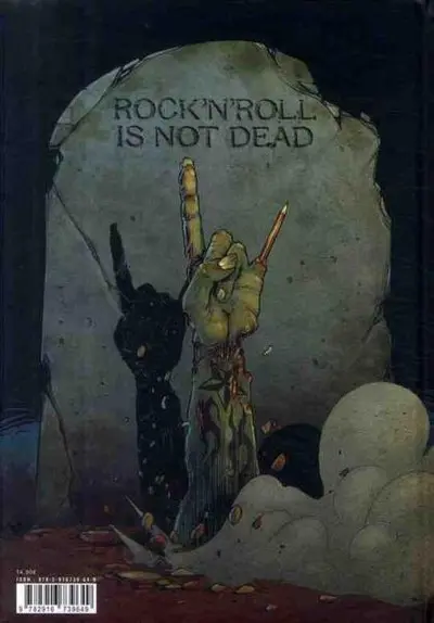Verso de l'album Rock a Billy Zombie Superstar Tome 1