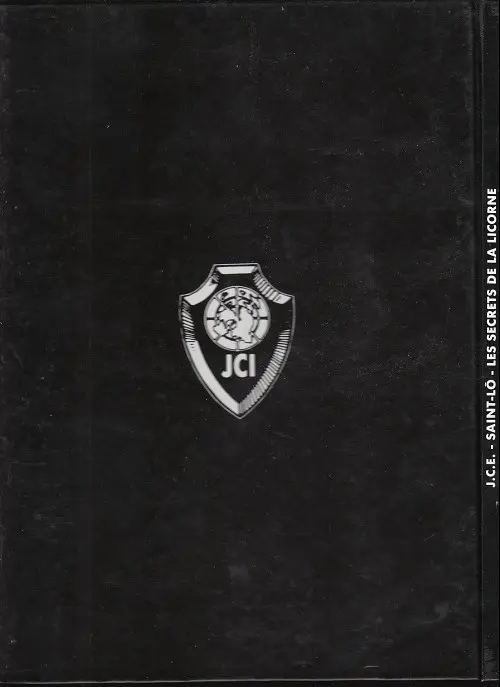 Verso de l'album Saint-Lô Les secrets de la Licorne