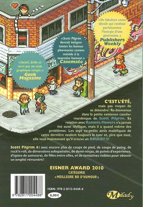 Verso de l'album Scott Pilgrim Tome 4 Gets it together
