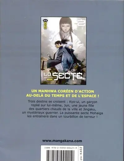 Verso de l'album La Secte Tome 2