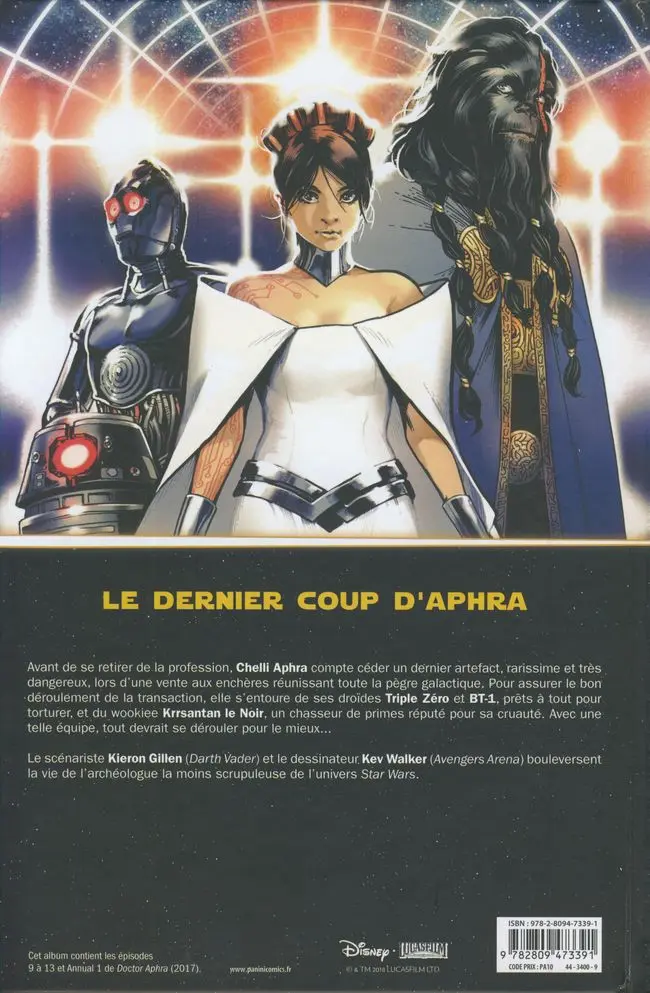 Verso de l'album Star Wars - Docteur Aphra Tome 2 L'Énorme magot