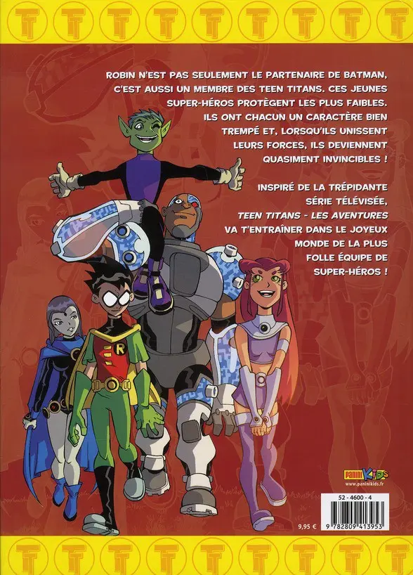 Verso de l'album Teen titans (Les aventures) Tome 1