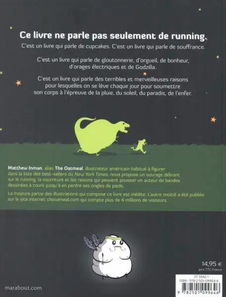 Verso de l'album Les Terribles et merveilleuses raisons pour lesquelles je cours de longues distances