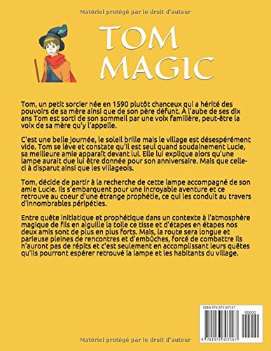 Verso de l'album Tom Magic Tome 1 Le secret de la lanterne