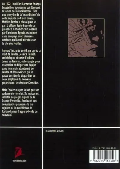 Verso de l'album Le Tombeau