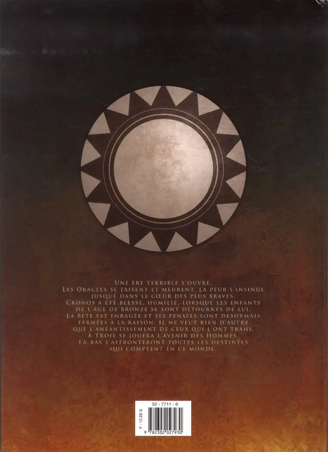 Verso de l'album Troie Tome 2 Le secret du Talos