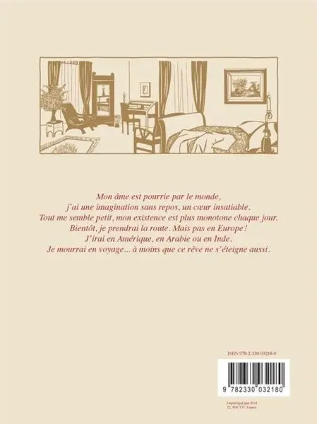 Verso de l'album Un héros de notre temps