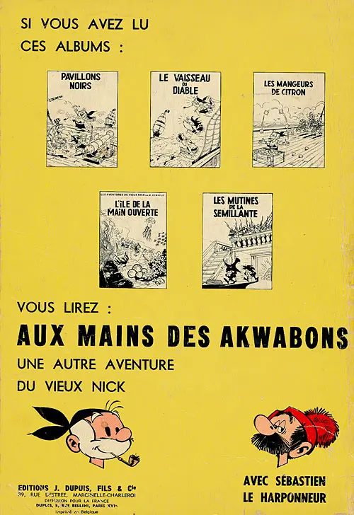 Verso de l'album Le Vieux Nick et Barbe-Noire Tome 6 Dans la gueule du dragon
