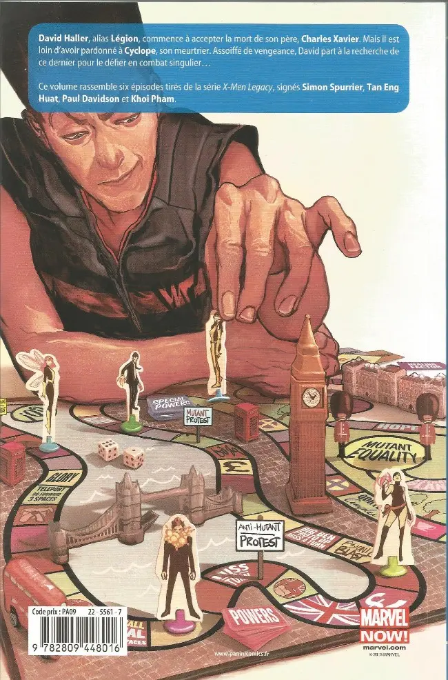 Verso de l'album X-Men Legacy Tome 3 De gloire et d'espoir