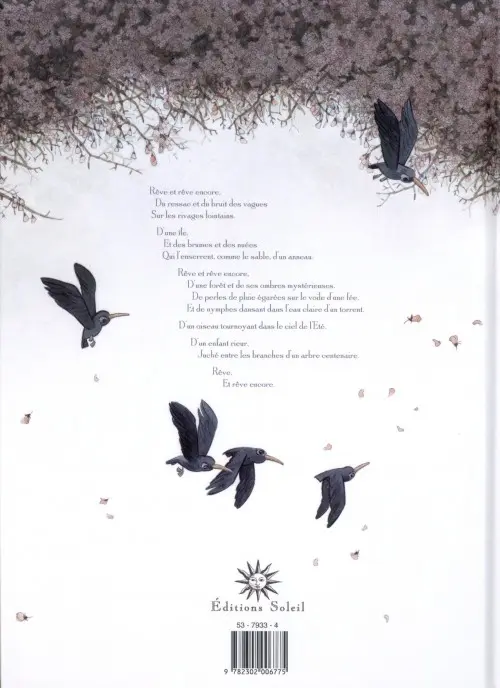 Verso de l'album Yaxin Le faune Gabriel canto 1 Le faune Gabriel