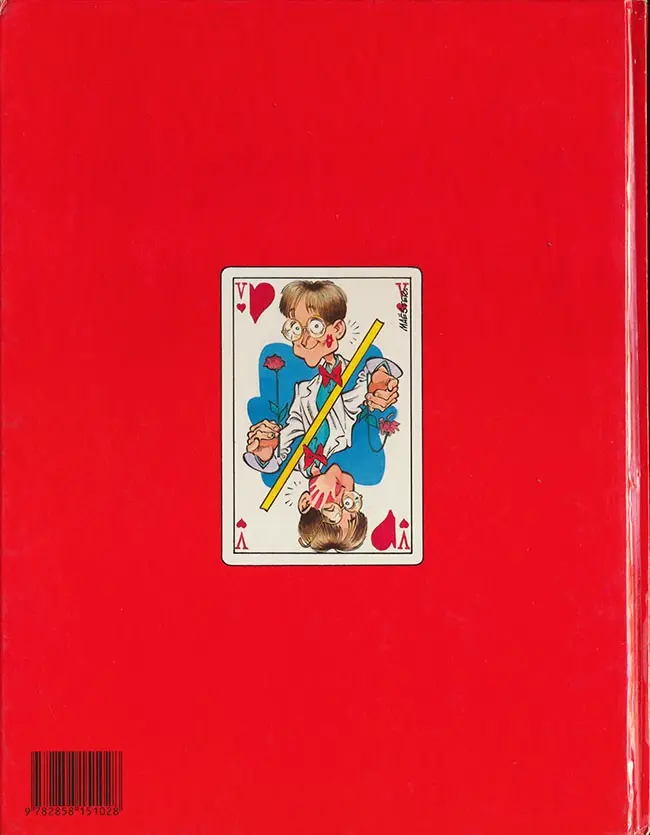Verso de l'album Athanagor Wurlitzer, obsédé sexuel Tome 1 Non pratiquant