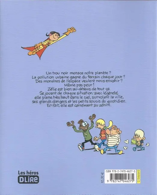 Verso de l'album Zélie et compagnie Tome 10 Au zénith