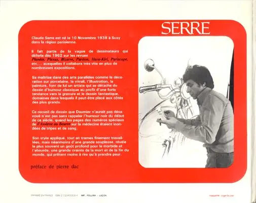 Verso de l'album Humour noir et hommes en blanc