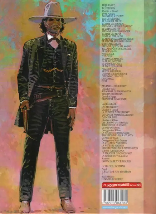 Verso de l'album Blueberry Tome 7 Le cheval de fer
