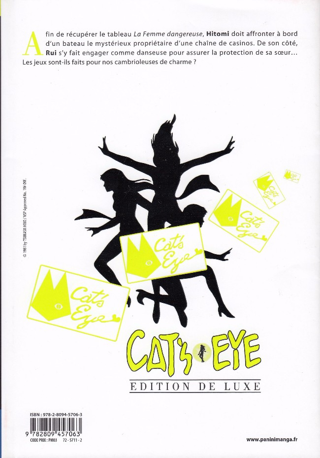 Verso de l'album Cat's Eye Édition de luxe 7