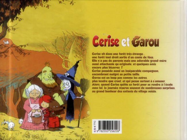 Verso de l'album Cerise et Garou Tome 2 Le loup sort du bois