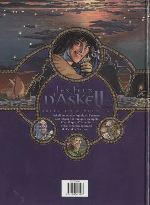 Verso de l'album Les Feux d'Askell Tome 3 Corail sanglant