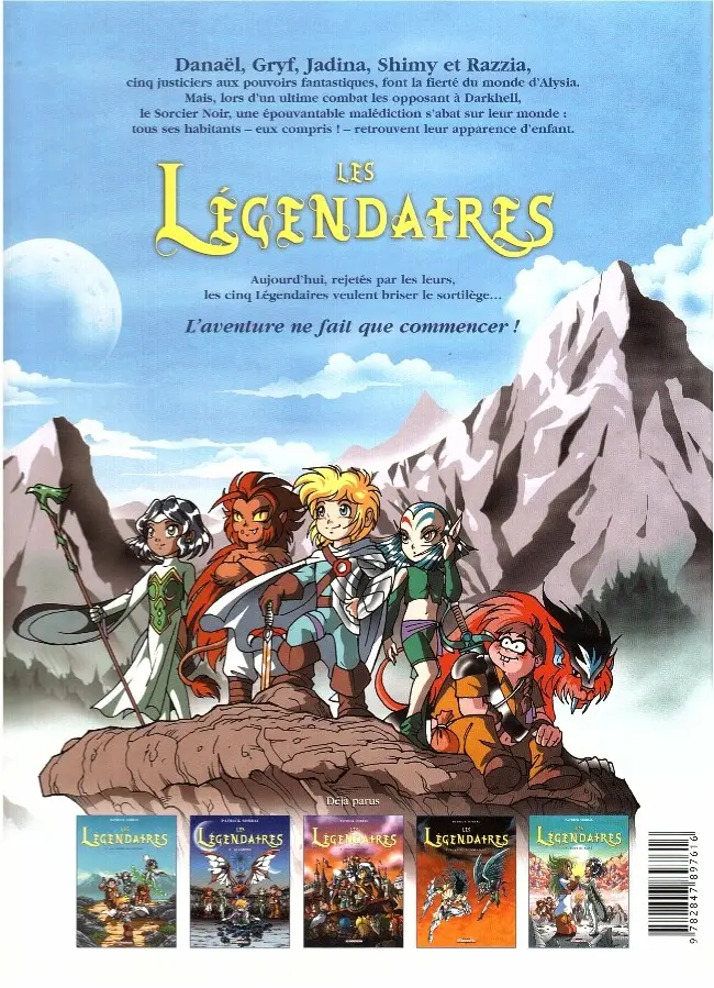 Verso de l'album Les Légendaires Tome 3 Frères Ennemis