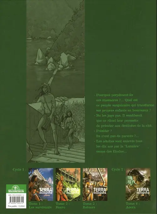 Verso de l'album Terra incognita Tome 2 Hozro