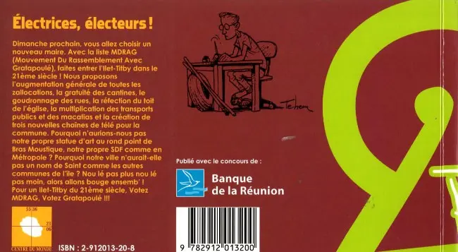 Verso de l'album Tiburce Tome 2 Votez Law-Law