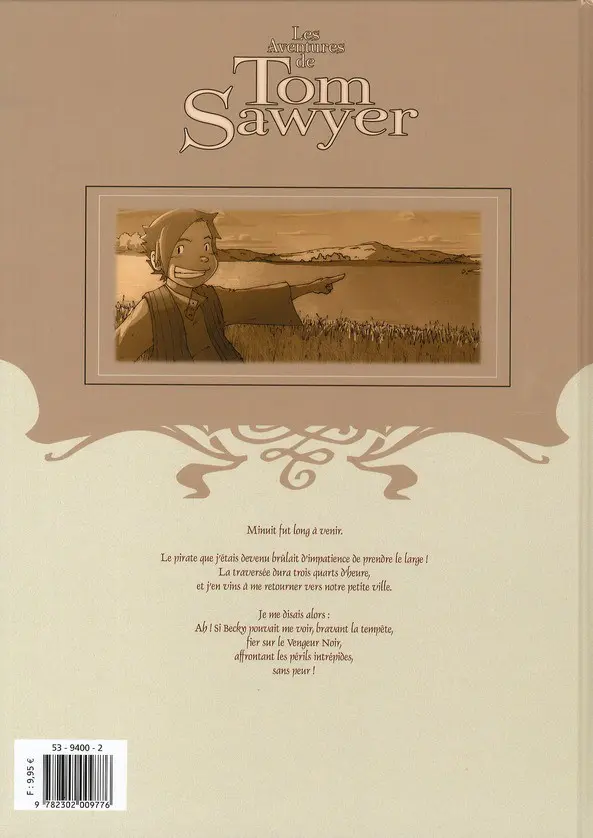Verso de l'album Les Aventures de Tom Sawyer Tome 2 Je serai un pirate !