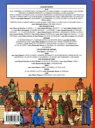 Verso de l'album Les Voyages d'Alix Tome 24 Lutèce