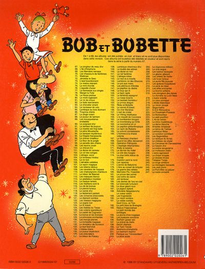 Verso de l'album Bob et Bobette Tome 247 Le cadre encadré