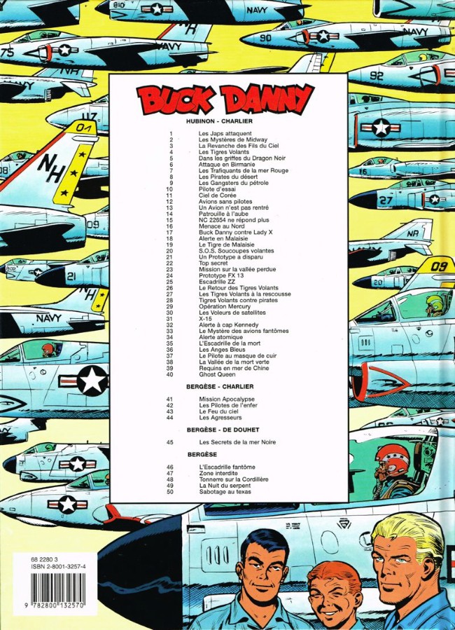 Verso de l'album Buck Danny Tome 50 Sabotage au Texas