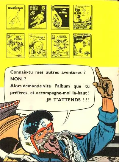 Verso de l'album Les aventures de Dan Cooper Tome 11 Acrobates du Ciel