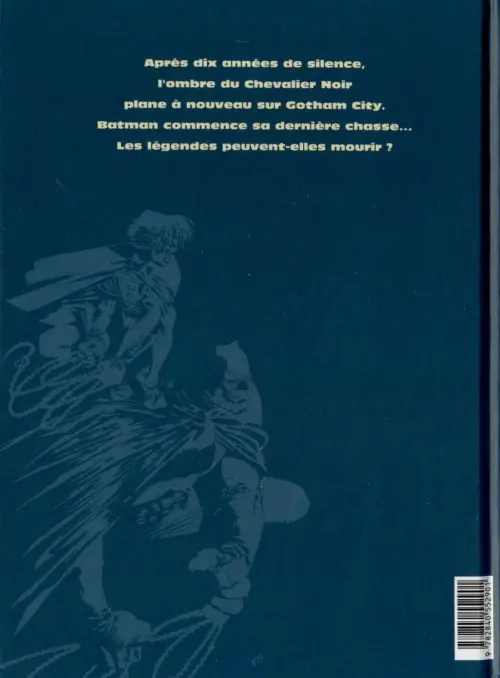 Verso de l'album Batman - Dark Knight Édition intégrale