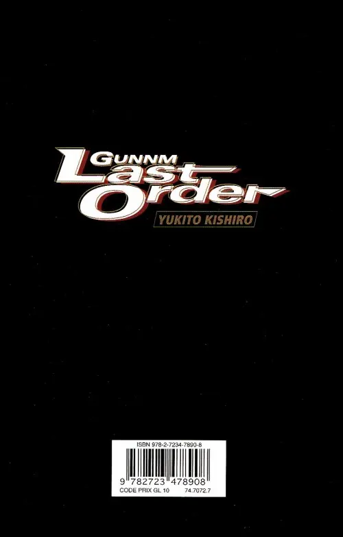 Verso de l'album Gunnm - Last Order Vol. 13