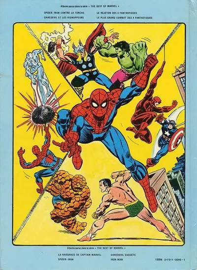 Verso de l'album The Best of Marvel Tome 2 Daredevil et les kidnappeurs