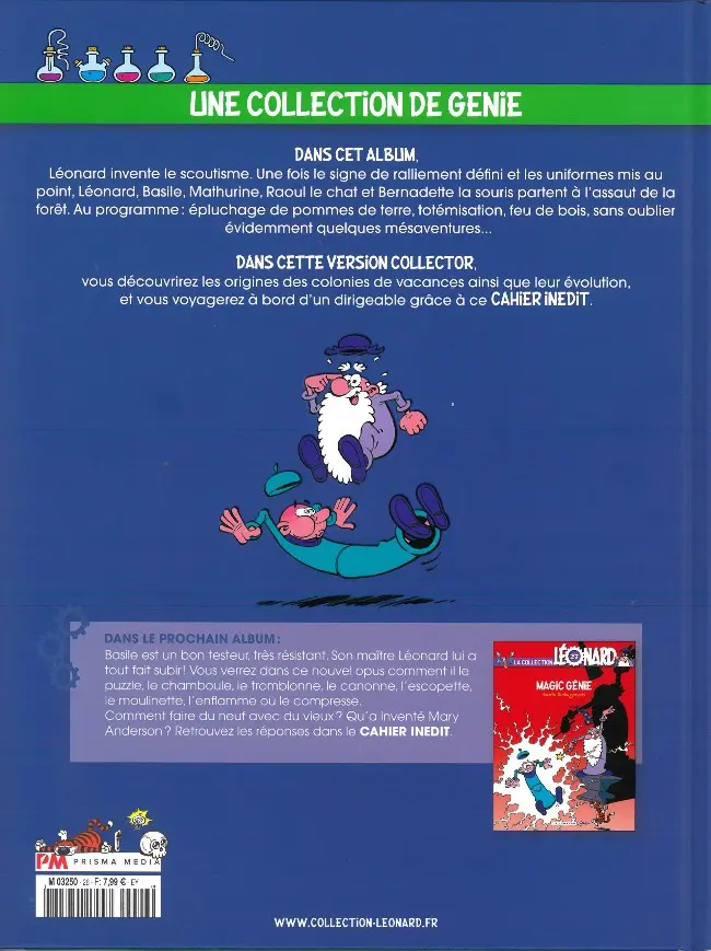Verso de l'album La Collection Léonard Tome 26 Génie toujours ... Prêt !
