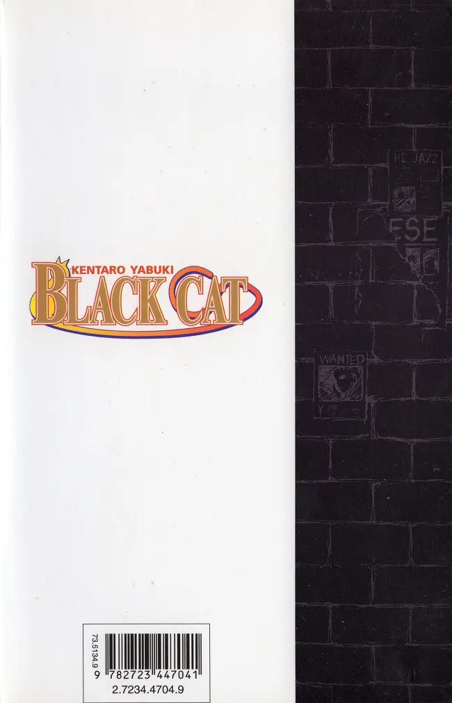 Verso de l'album Black Cat 9 La bataille du vieux château