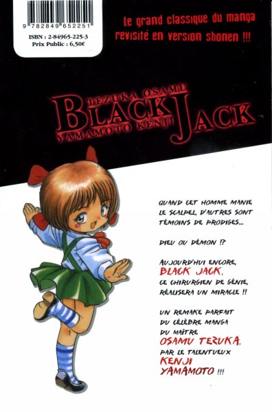 Verso de l'album Black Jack, le médecin en noir 3
