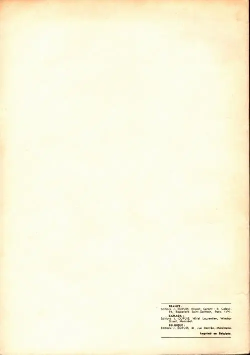 Verso de l'album Blondin et Cirage Tome 4 Les nouvelles aventures de Blondin et Cirage