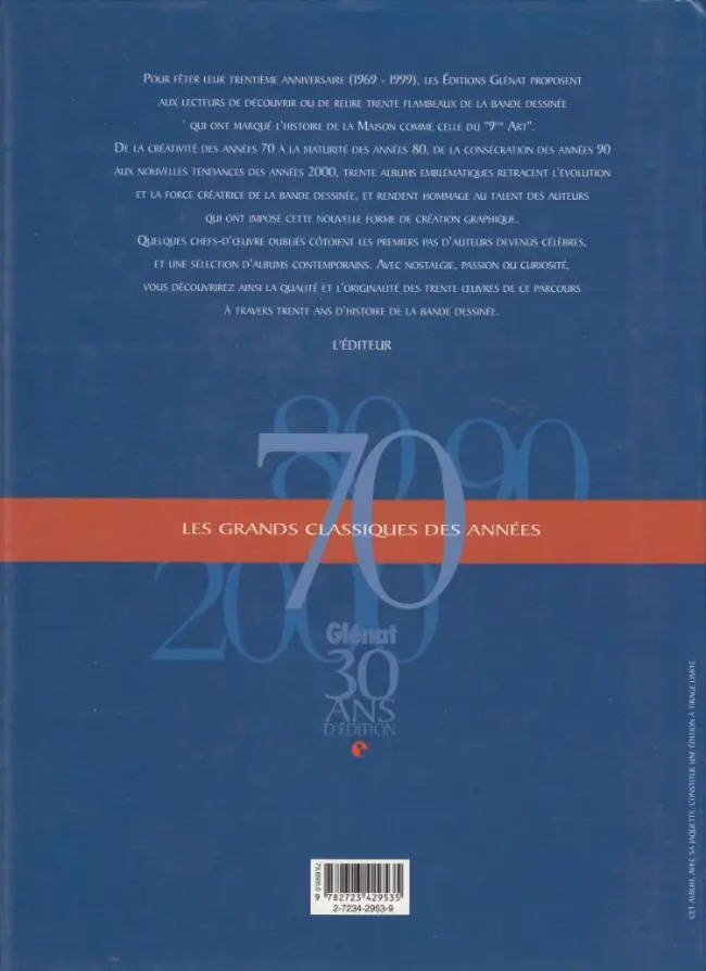 Verso de l'album Le Capitaine fantôme