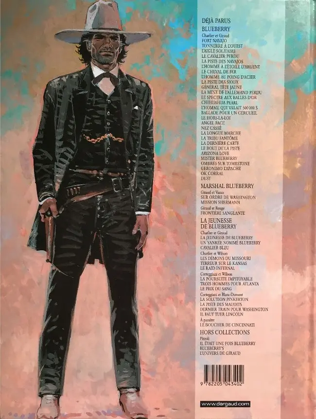 Verso de l'album Blueberry Tome 12 Le spectre aux balles d'or