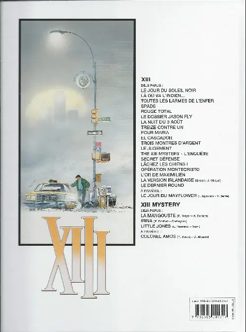 Verso de l'album XIII Tome 18 La version irlandaise