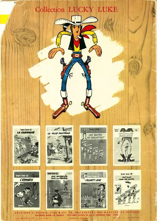 Verso de l'album Lucky Luke Tome 13 Le Juge