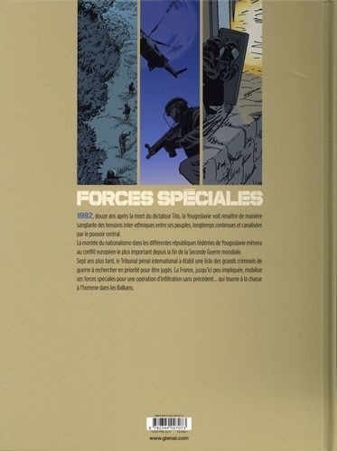 Verso de l'album Forces spéciales Tome 2 Chasse à l'homme dans les Balkans