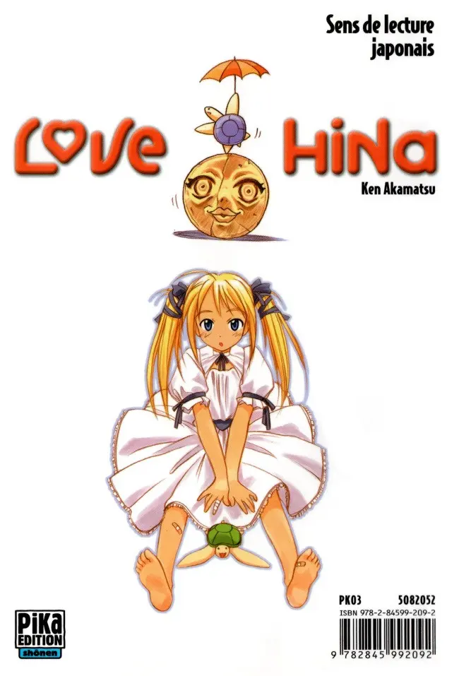 Verso de l'album Love Hina 7