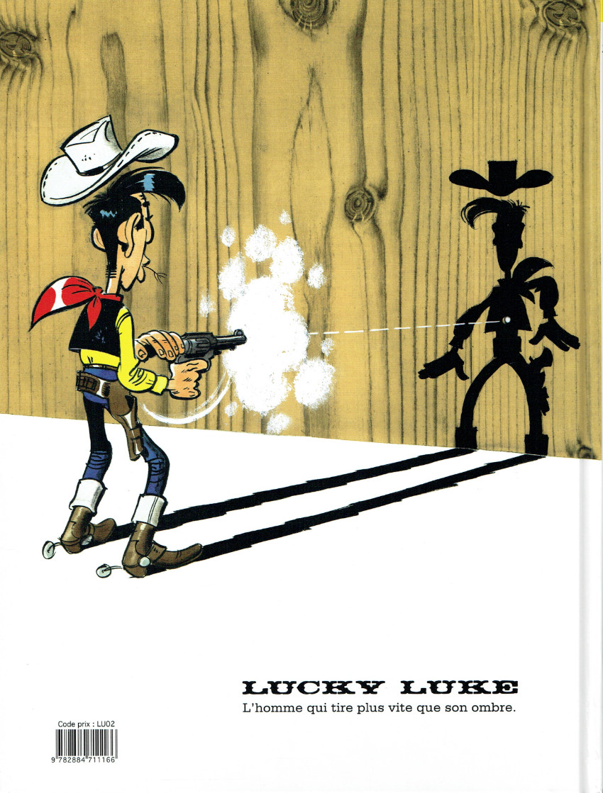 Verso de l'album Lucky Luke Tome 72 La légende de l'Ouest
