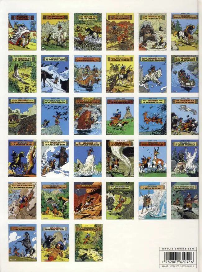Verso de l'album Yakari Tome 23 Yakari et les cornes fourchues