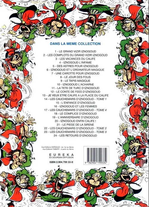 Verso de l'album Iznogoud Tome 15 L'enfance d'Iznogoud