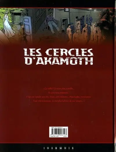 Verso de l'album Les Cercles d'Akamoth Tome 4 L'archange noir