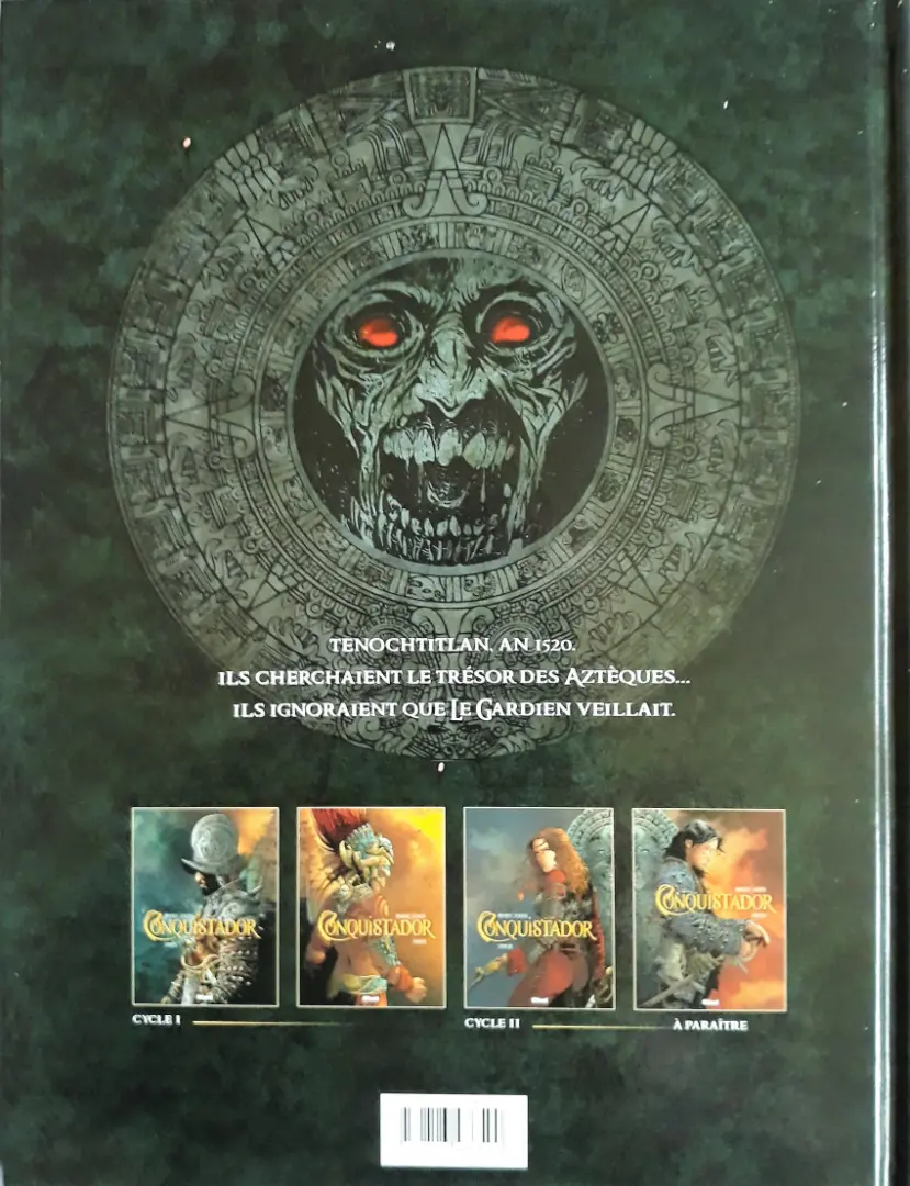 Verso de l'album Conquistador Tome I