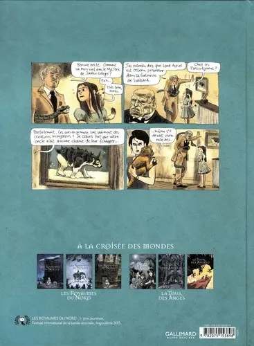 Verso de l'album Les Royaumes du Nord Tome 1