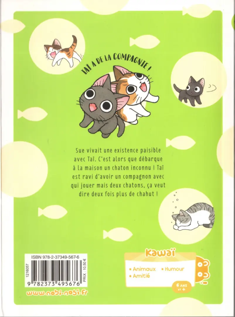 Verso de l'album Les chaventures de Taï & Mamie Sue 4
